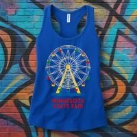 Minnesota State Fair Ferris Wheel County Fair Women's Tank Top thumb 3
