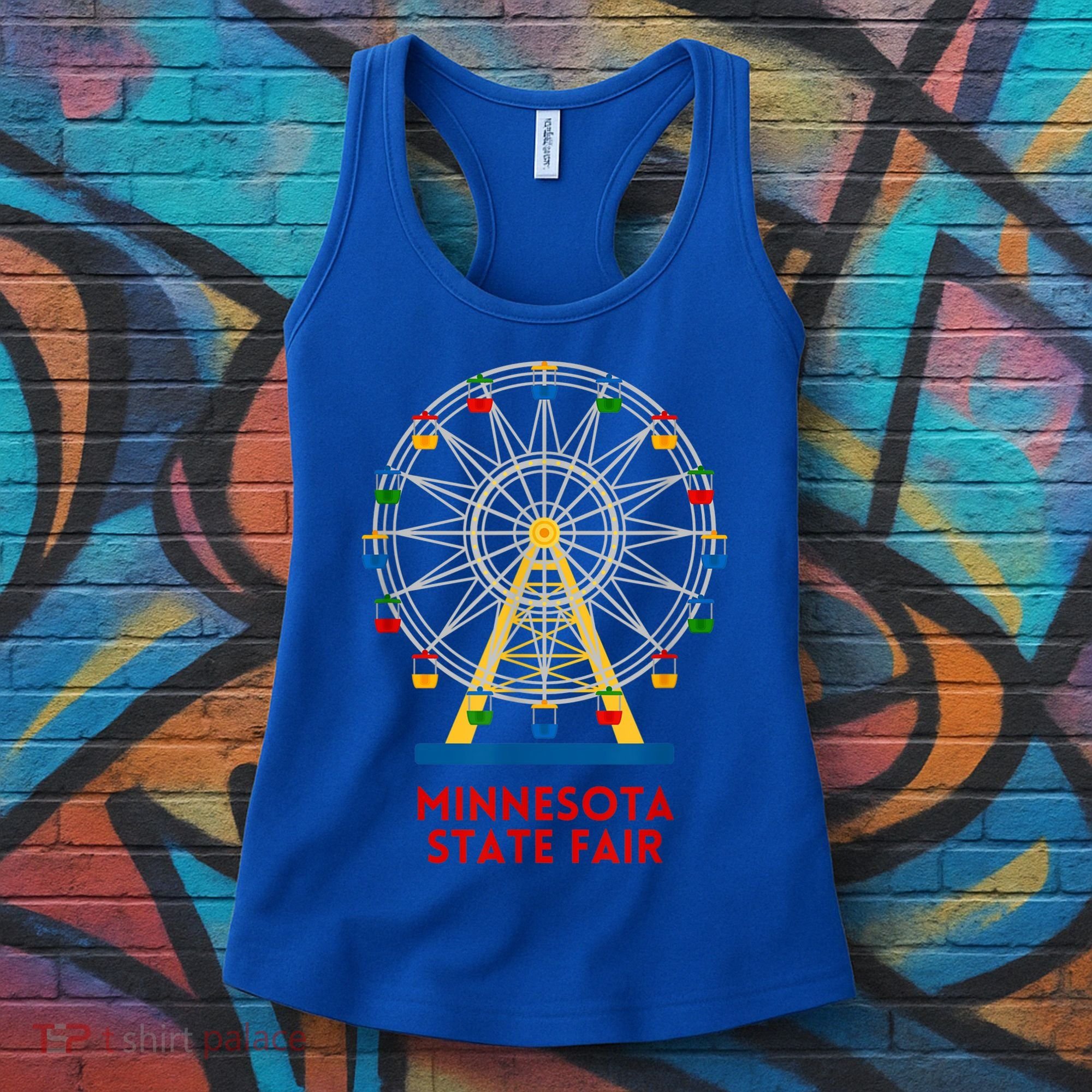 Minnesota State Fair Ferris Wheel County Fair Women's Tank Top