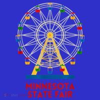 Minnesota State Fair Ferris Wheel County Fair Kids Sweatshirt thumb 2