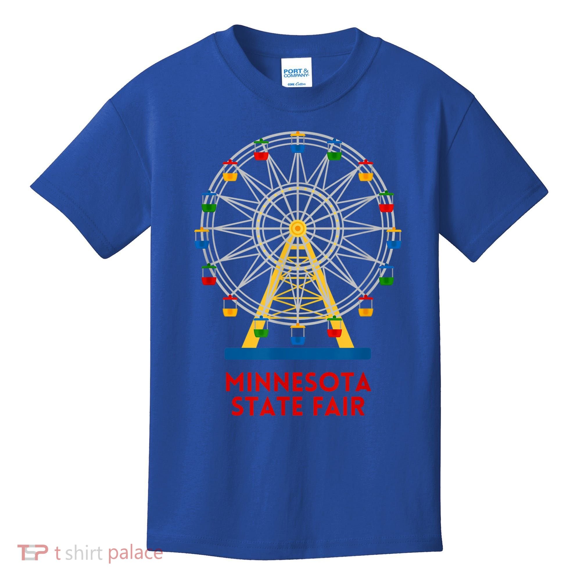 Minnesota State Fair Ferris Wheel County Fair Kids T-Shirt