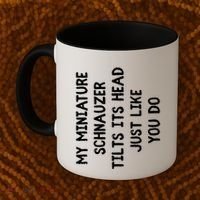 Miniature Schnauzer Funny Dog Lover Gift Cute Great Gift Coffee Mug thumb 2
