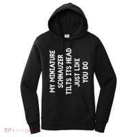 Miniature Schnauzer Funny Dog Lover Gift Cute Great Gift Women's Hoodie thumb 0