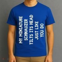 Miniature Schnauzer Funny Dog Lover Gift Cute Great Gift T-Shirt thumb 3