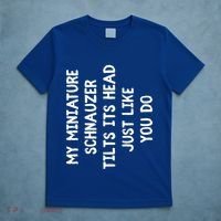 Miniature Schnauzer Funny Dog Lover Gift Cute Great Gift T-Shirt thumb 5