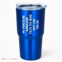 Miniature Schnauzer Funny Dog Lover Gift Cute Great Gift Tumbler thumb 0