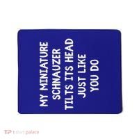Miniature Schnauzer Funny Dog Lover Gift Cute Great Gift Mousepad thumb 0