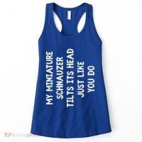 Miniature Schnauzer Funny Dog Lover Gift Cute Great Gift Women's Tank Top thumb 0