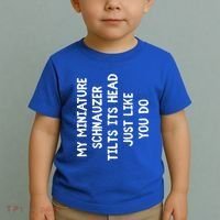 Miniature Schnauzer Funny Dog Lover Gift Cute Great Gift Toddler T-Shirt thumb 2