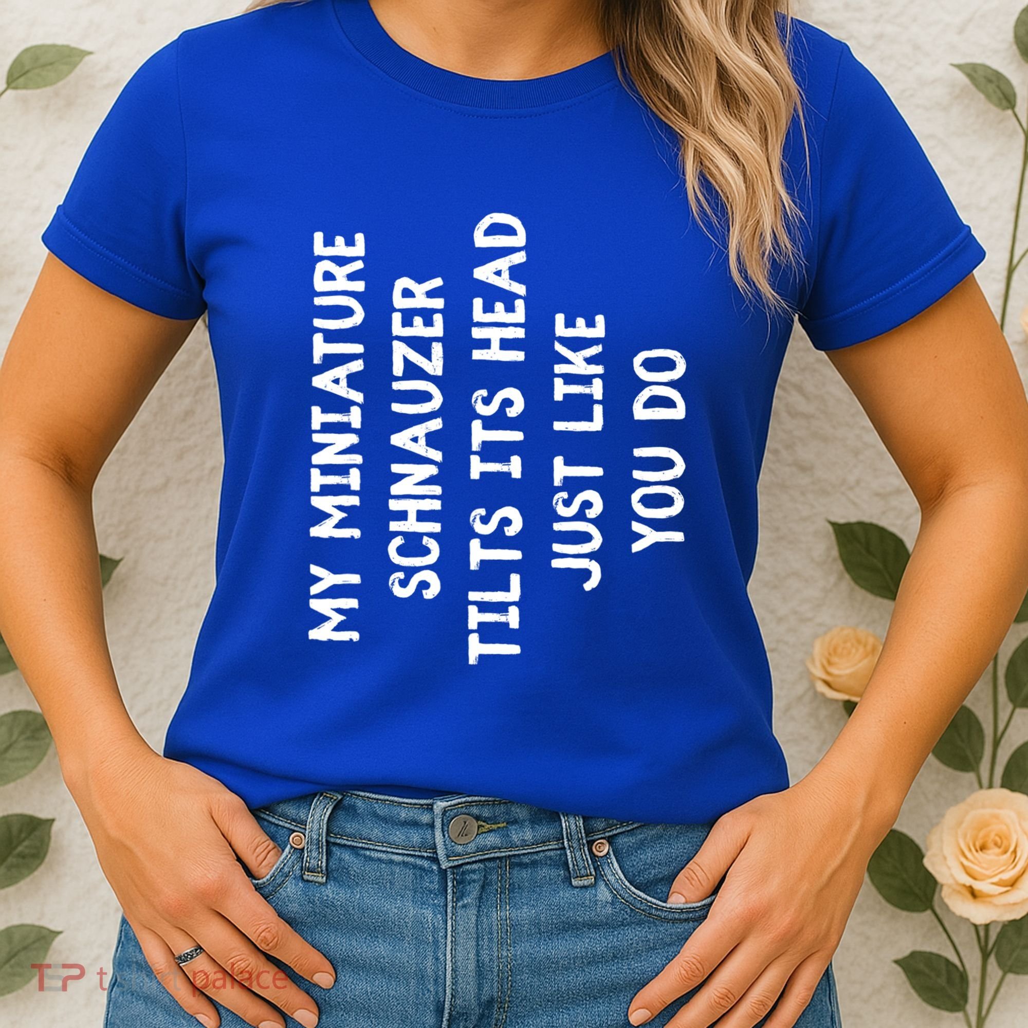 Miniature Schnauzer Funny Dog Lover Gift Cute Great Gift Women's T-Shirt