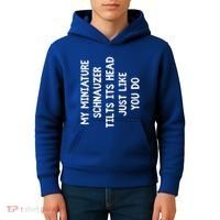 Miniature Schnauzer Funny Dog Lover Gift Cute Great Gift Kids Hoodie thumb 4