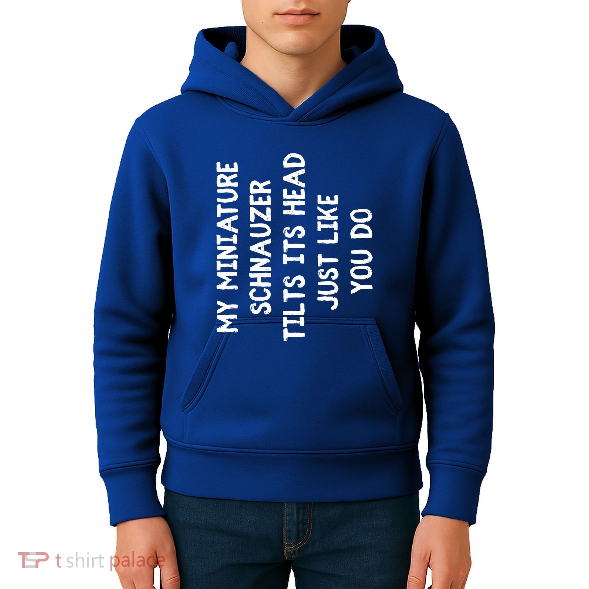 Miniature Schnauzer Funny Dog Lover Gift Cute Great Gift Kids Hoodie