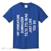 Miniature Schnauzer Funny Dog Lover Gift Cute Great Gift Kids T-Shirt thumb 0