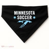 Minnesota Soccer Fan Gear Fc United USA-Made Doggie Bandana thumb 0