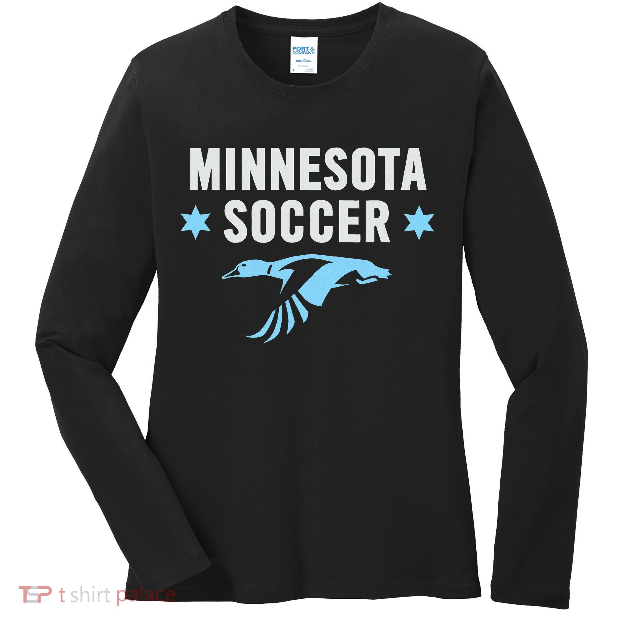 Minnesota Soccer Fan Gear Fc United Women's Long Sleeve Shirt