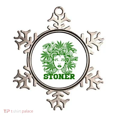 Medusa Stoner Funny Marijuana Ornament