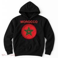 Morocco Soccer Football Moroccan Flag Gift Hoodie thumb 0