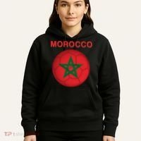 Morocco Soccer Football Moroccan Flag Gift Hoodie thumb 5