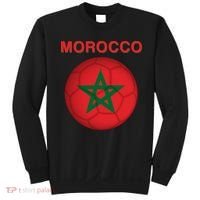 Morocco Soccer Football Moroccan Flag Gift Sweatshirt thumb 0
