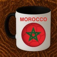 Morocco Soccer Football Moroccan Flag Gift Coffee Mug thumb 2