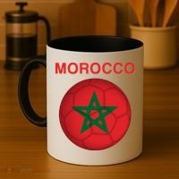 Morocco Soccer Football Moroccan Flag Gift Coffee Mug thumb 4
