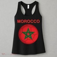Morocco Soccer Football Moroccan Flag Gift Women's Tank Top thumb 3
