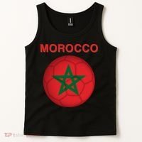 Morocco Soccer Football Moroccan Flag Gift Tank Top thumb 2