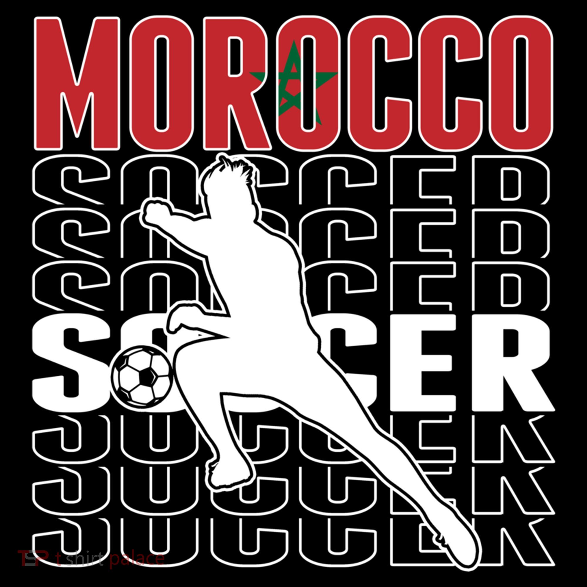 Morocco Soccer Fans Jersey Cool Gift Moroccan Flag Football Lovers Meaningful Gi Coffee Mug