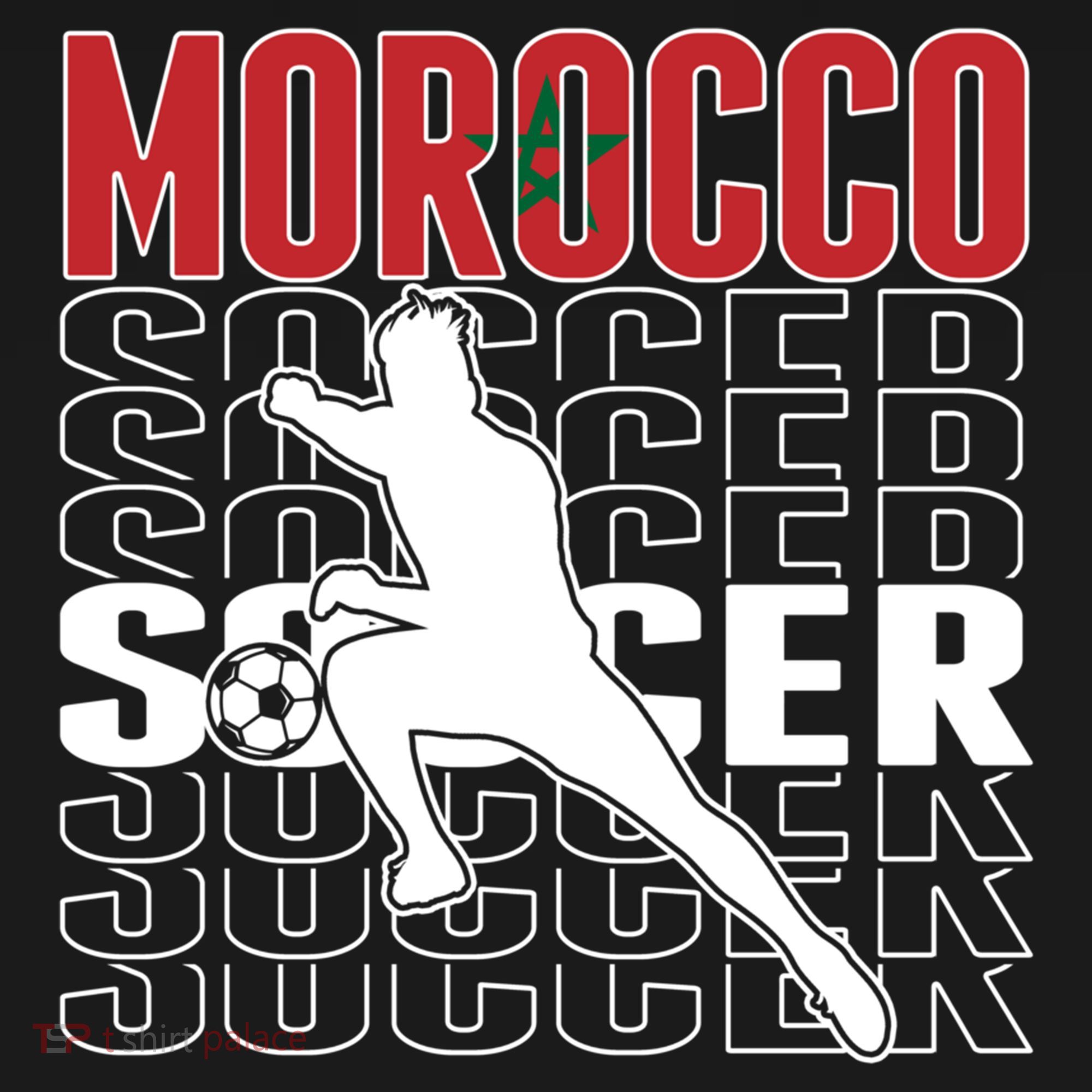 Morocco Soccer Fans Jersey Cool Gift Moroccan Flag Football Lovers Meaningful Gi Women's Hoodie