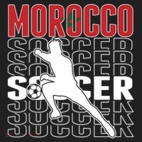 Morocco Soccer Fans Jersey Cool Gift Moroccan Flag Football Lovers Meaningful Gi Hat thumb 2