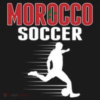 Morocco Soccer Fans Jersey Gift Moroccan Flag Football Lovers Gift USA-Made Doggie Bandana thumb 2