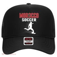 Morocco Soccer Fans Jersey Gift Moroccan Flag Football Lovers Gift Hat thumb 0