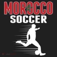 Morocco Soccer Fans Jersey Gift Moroccan Flag Football Lovers Gift Golf Towel thumb 3