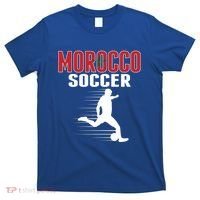 Morocco Soccer Fans Jersey Gift Moroccan Flag Football Lovers Gift T-Shirt thumb 0