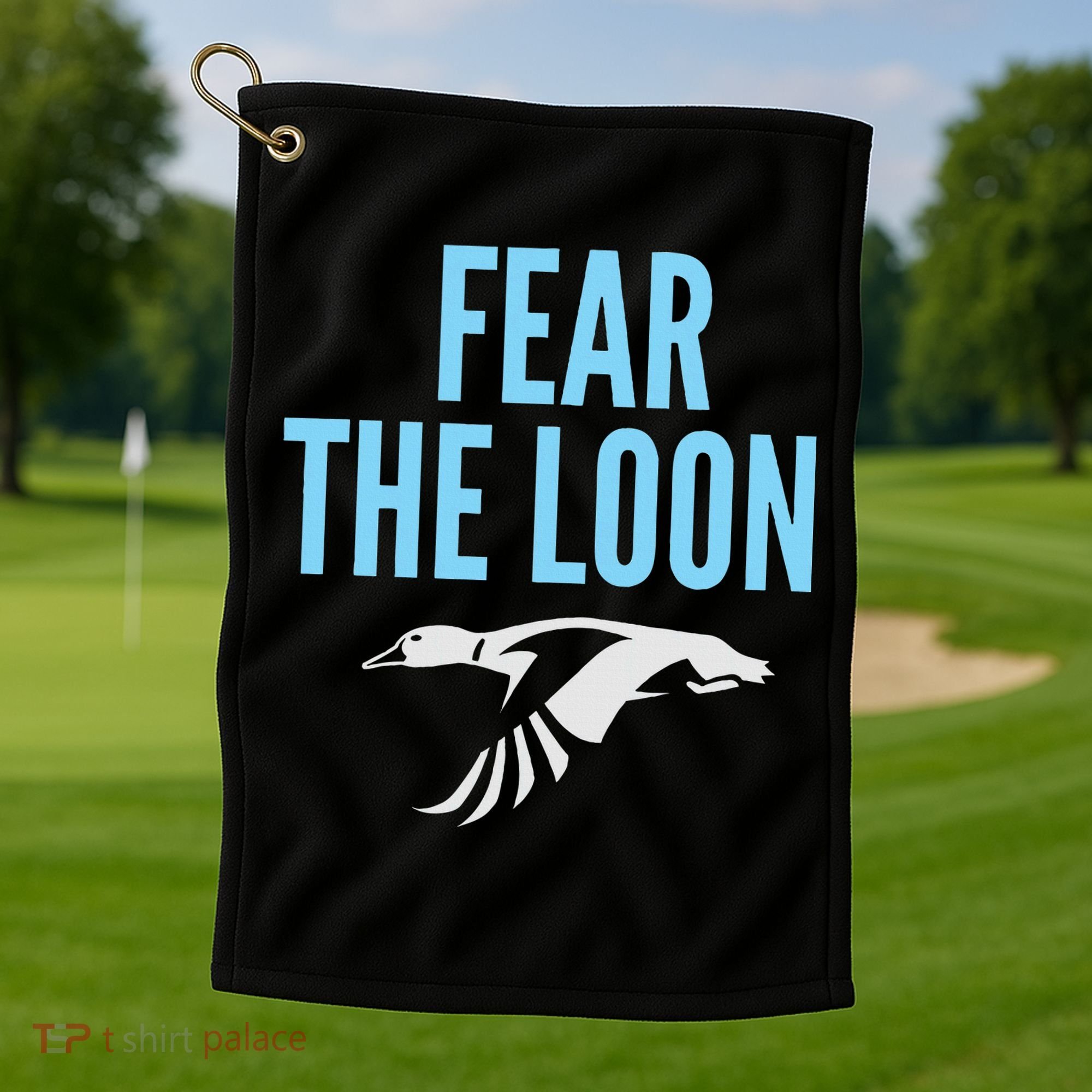 Minnesota Soccer Fear The Loon Fc Golf Towel