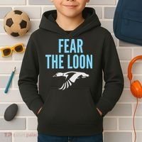 Minnesota Soccer Fear The Loon Fc Kids Hoodie thumb 2