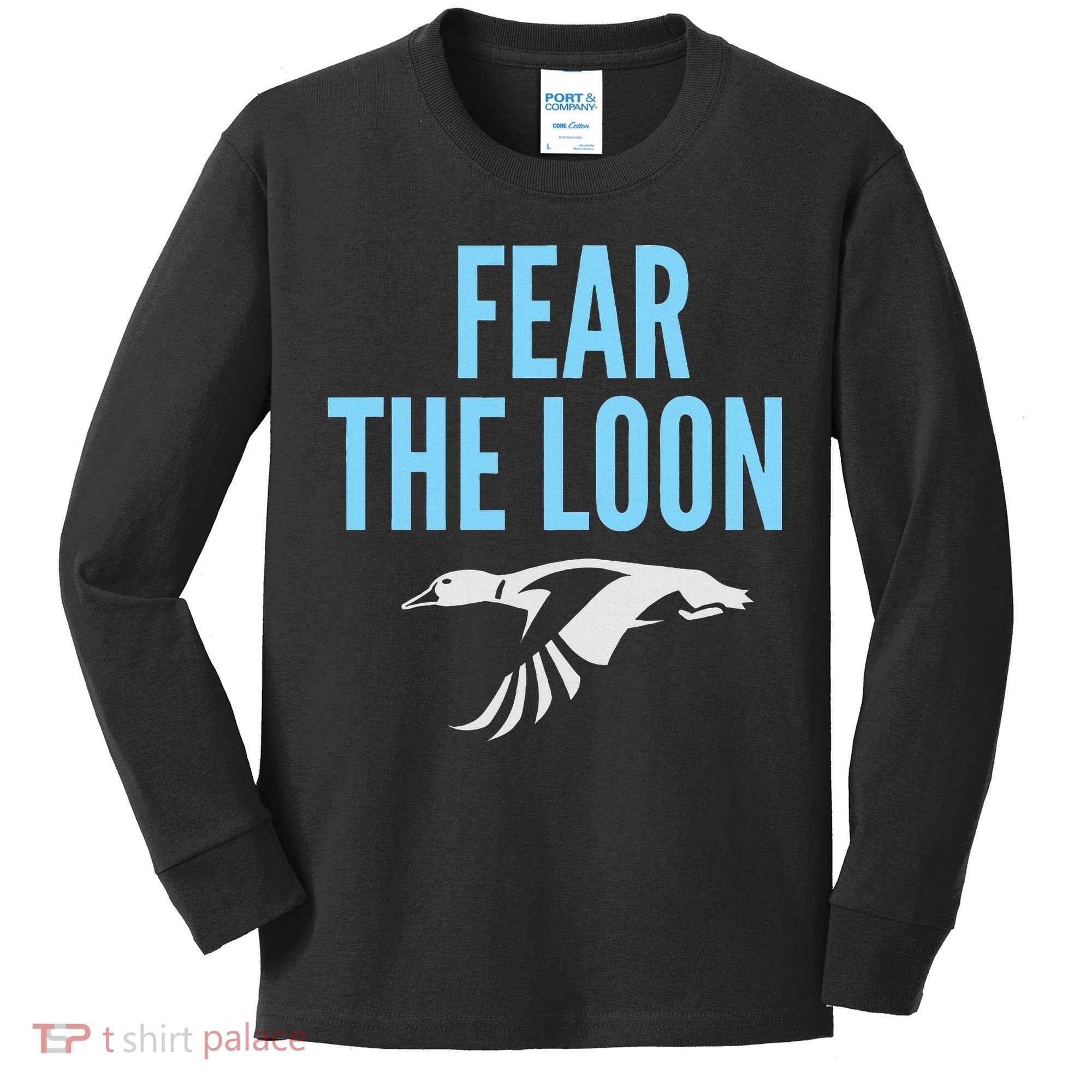 Minnesota Soccer Fear The Loon Fc Kids Long Sleeve Shirt