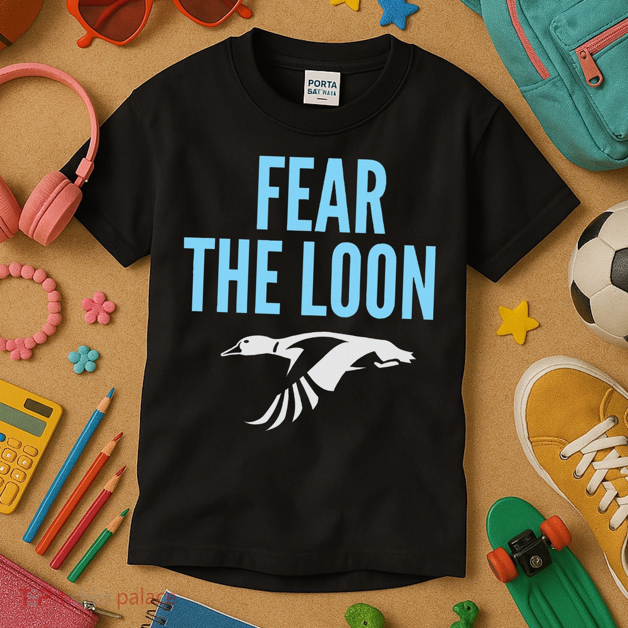 Minnesota Soccer Fear The Loon Fc Kids T-Shirt