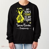 My Son's Fight Is My Fight Spina Bifida Awareness Women's Sweatshirt thumb 0