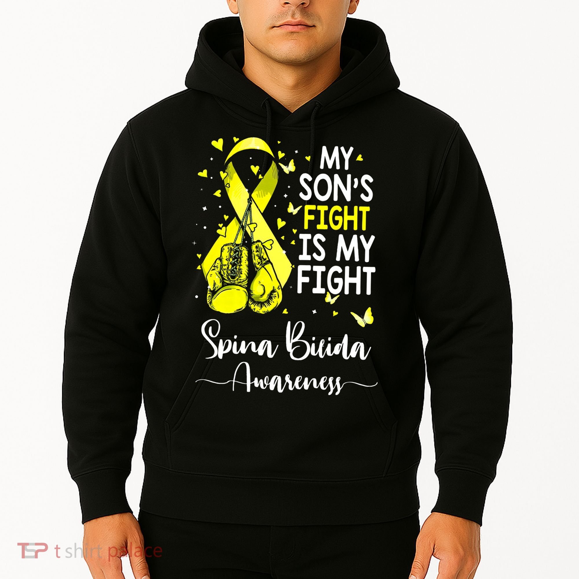 My Son's Fight Is My Fight Spina Bifida Awareness Hoodie