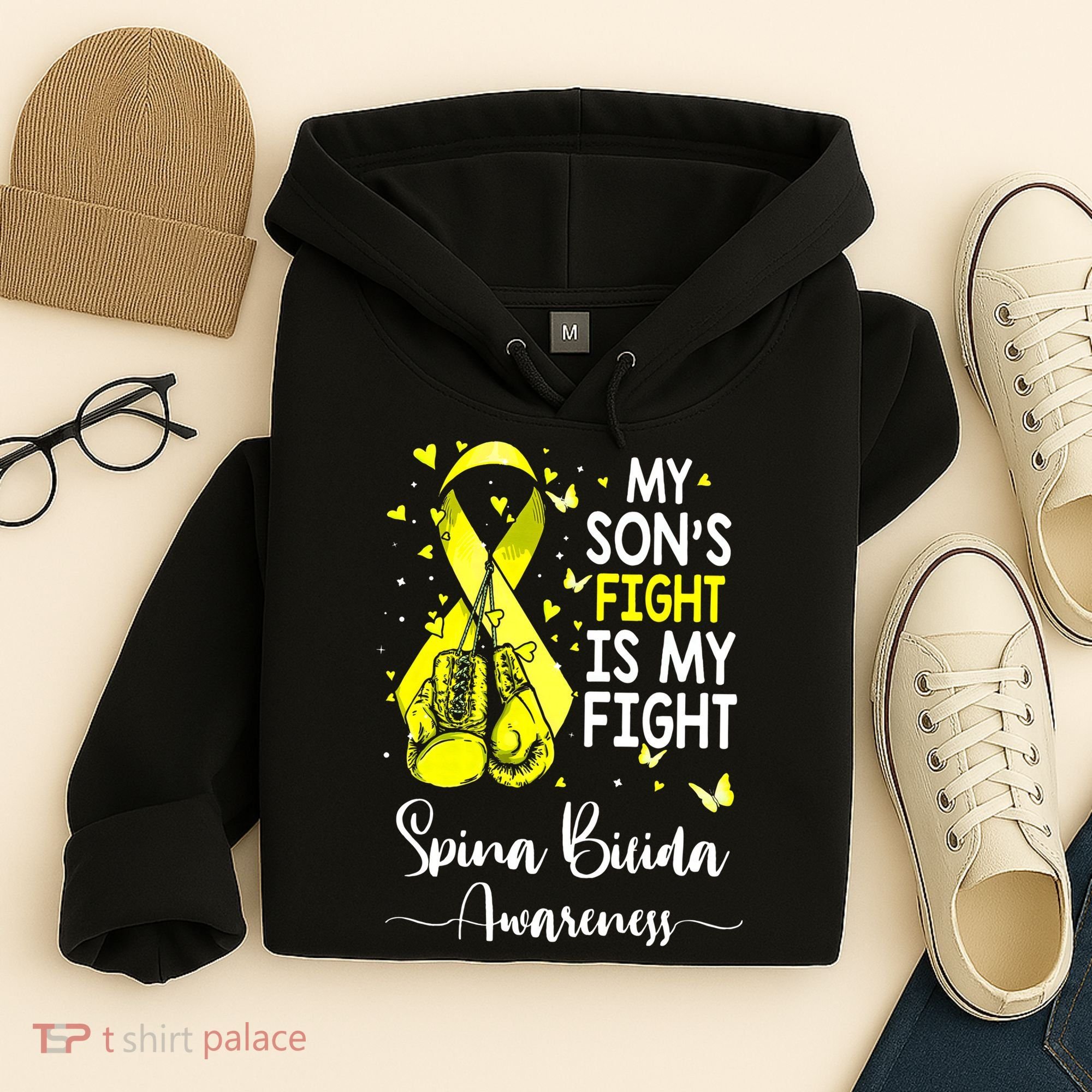 My Son's Fight Is My Fight Spina Bifida Awareness Hoodie