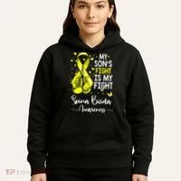 My Son's Fight Is My Fight Spina Bifida Awareness Hoodie thumb 5
