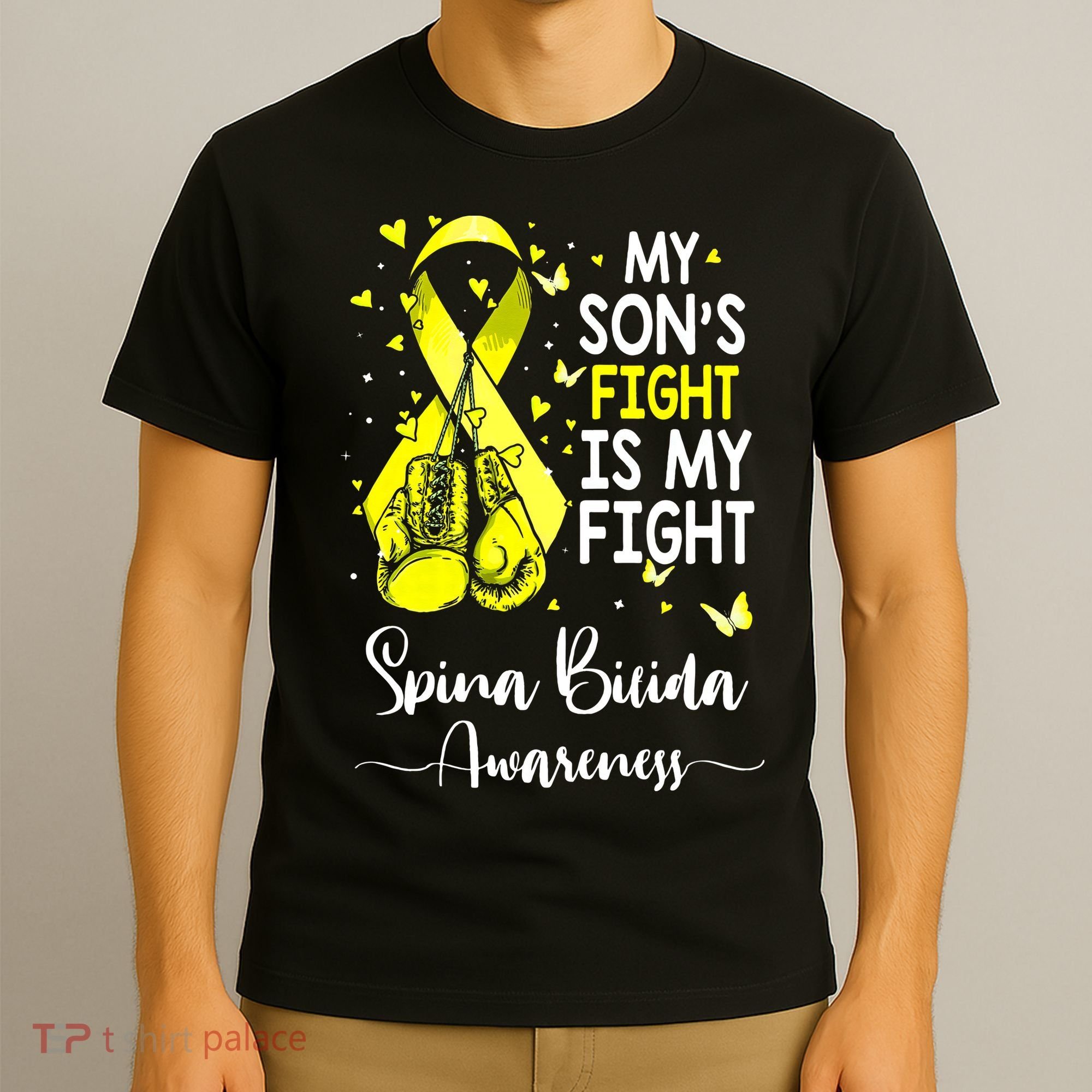 My Son's Fight Is My Fight Spina Bifida Awareness T-Shirt