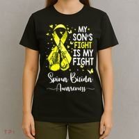 My Son's Fight Is My Fight Spina Bifida Awareness T-Shirt thumb 4