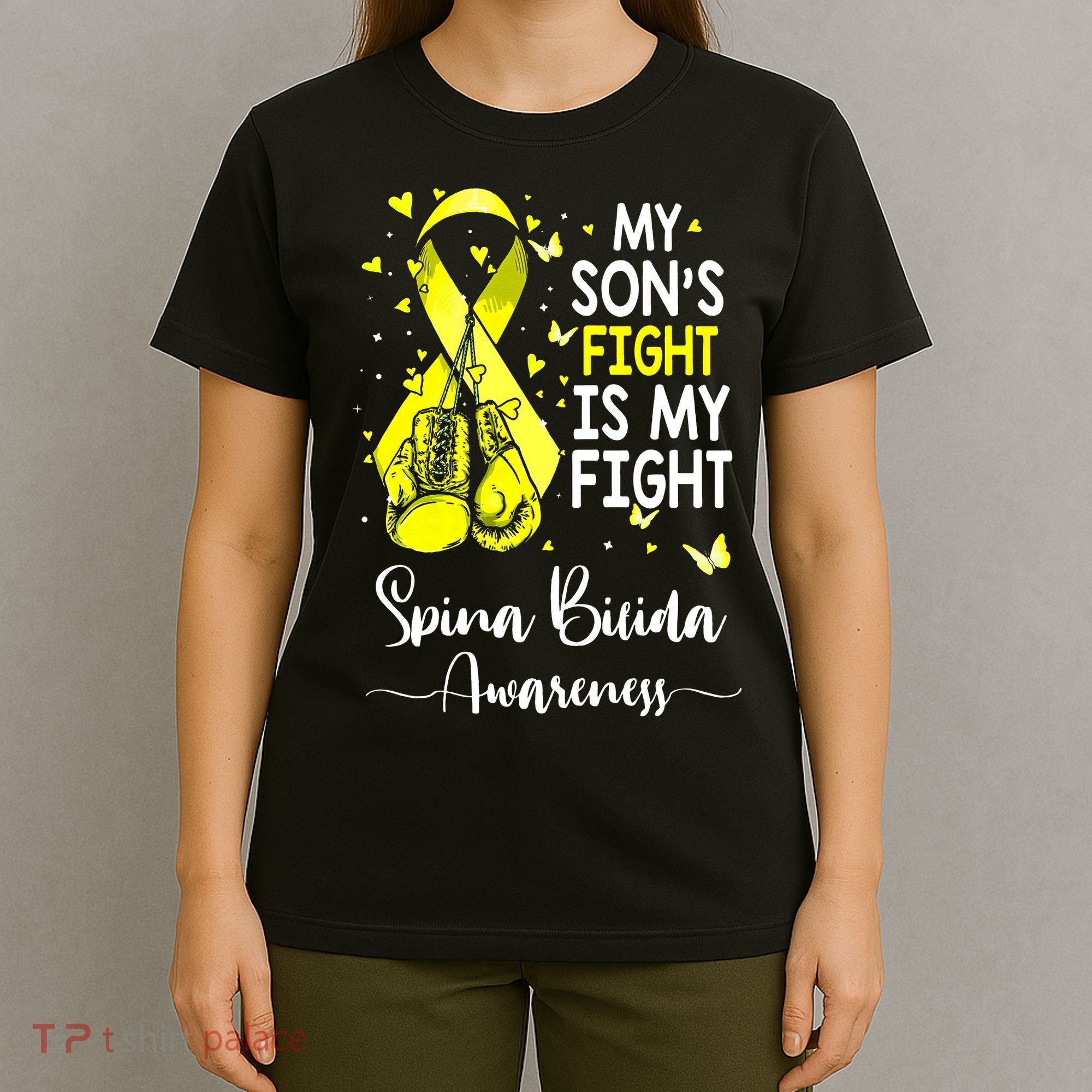 My Son's Fight Is My Fight Spina Bifida Awareness T-Shirt