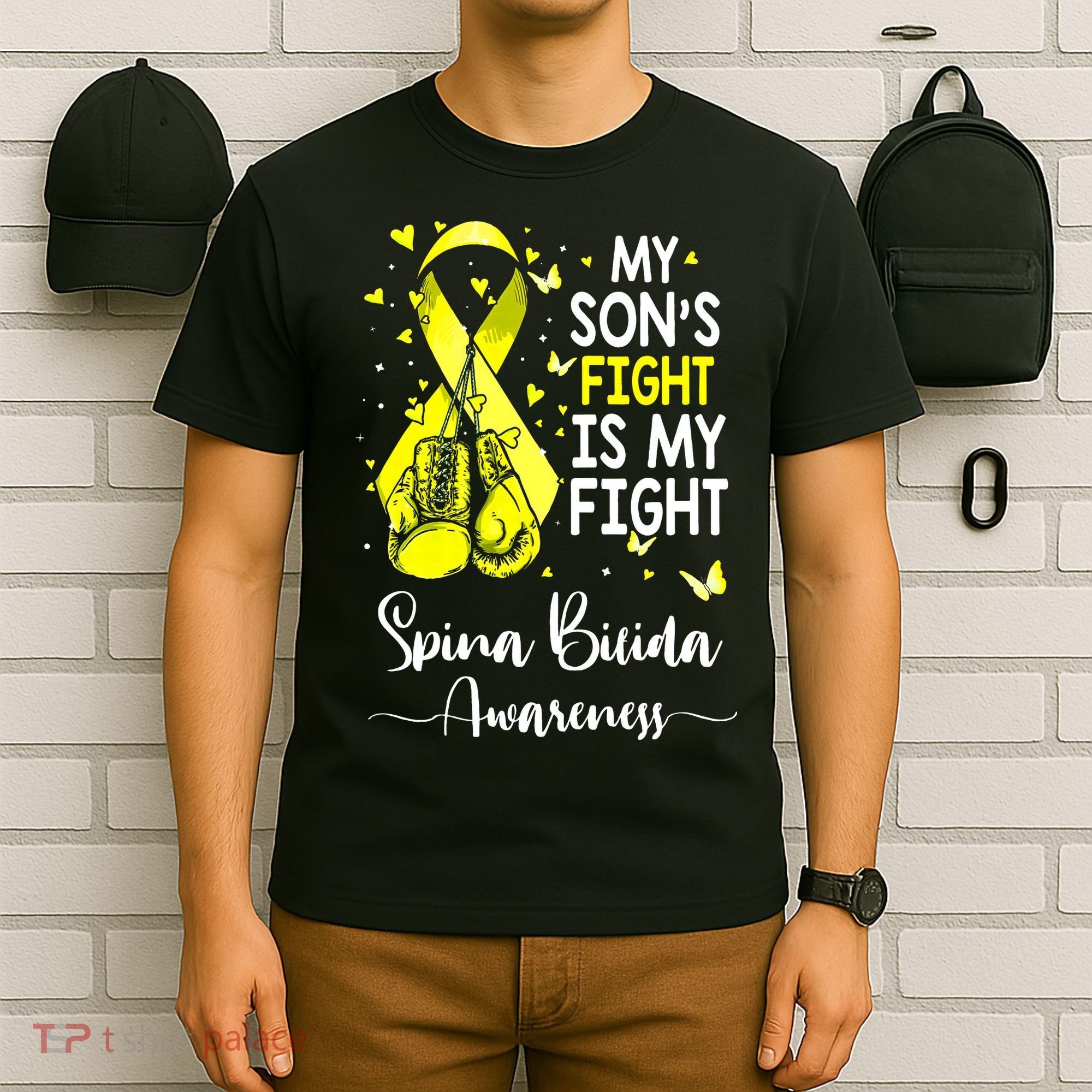 My Son's Fight Is My Fight Spina Bifida Awareness T-Shirt
