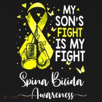 My Son's Fight Is My Fight Spina Bifida Awareness T-Shirt thumb 7