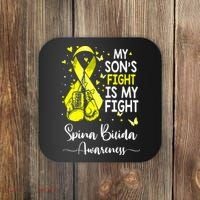 My Son's Fight Is My Fight Spina Bifida Awareness Coaster thumb 0