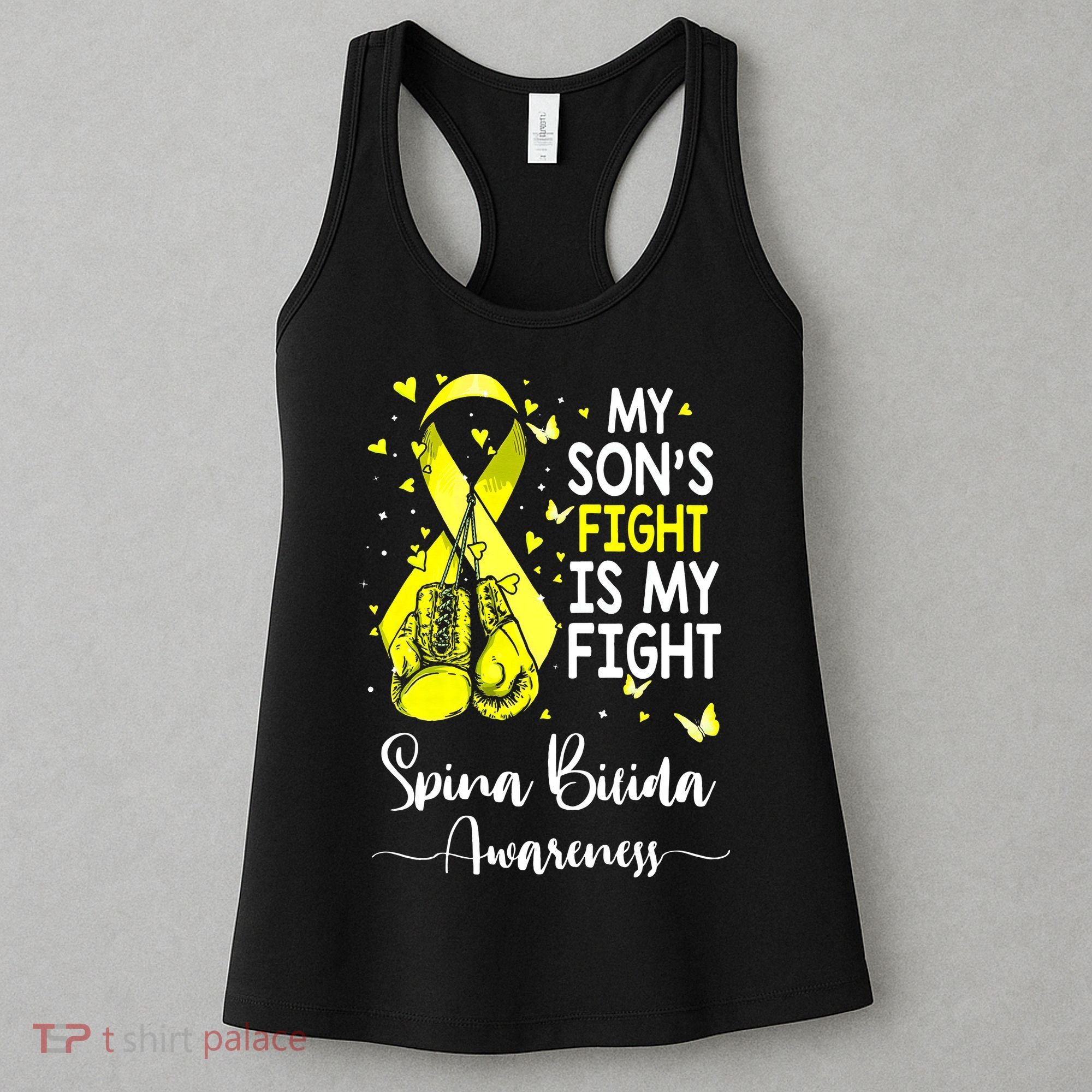 My Son's Fight Is My Fight Spina Bifida Awareness Women's Tank Top
