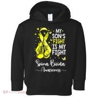 My Son's Fight Is My Fight Spina Bifida Awareness Toddler Hoodie thumb 0