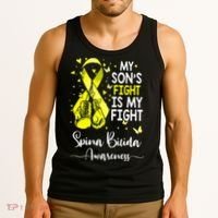 My Son's Fight Is My Fight Spina Bifida Awareness Tank Top thumb 3
